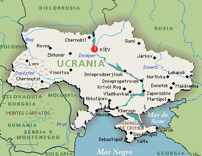Resultado de imagem para ucrânia mapa