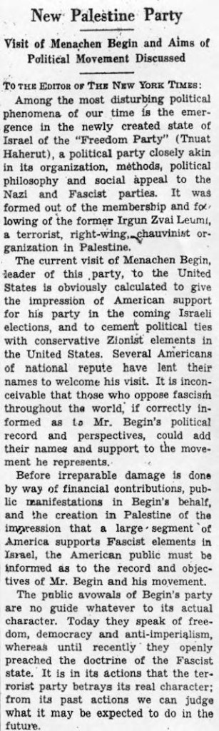 040814 Einstein Letter NYT 4 Dec 1948