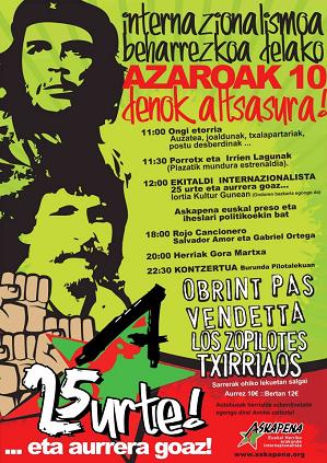 Altsasu-47Askapena 25 urte-egitaraua