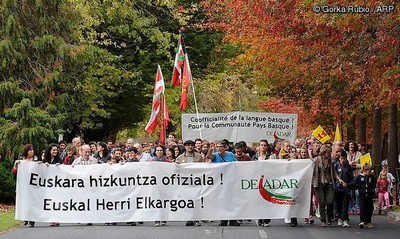 Baiona 432Deiadar euskal herri elkargoa manifestazioa