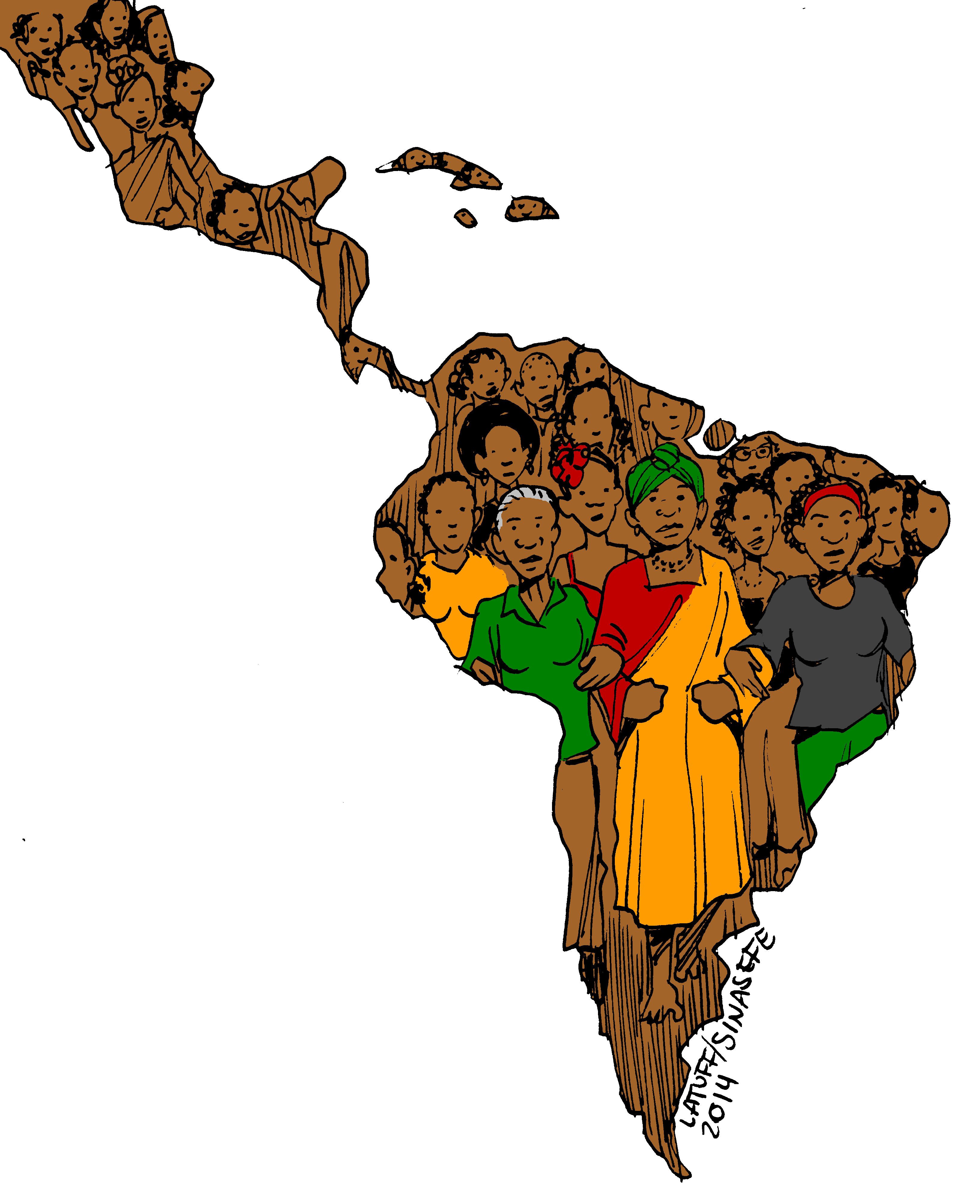america latina negra
