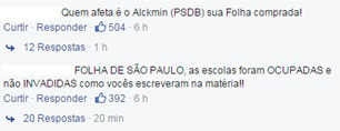 comentarios facebook folha