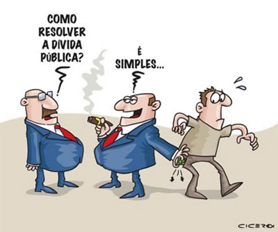 Resultado de imagem para divida publica charges