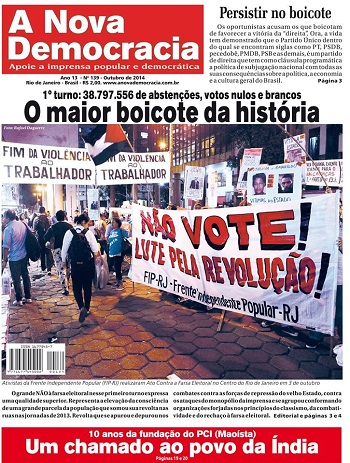 boicote eleição