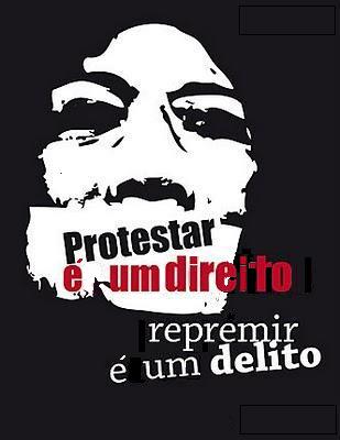 protestar um direito